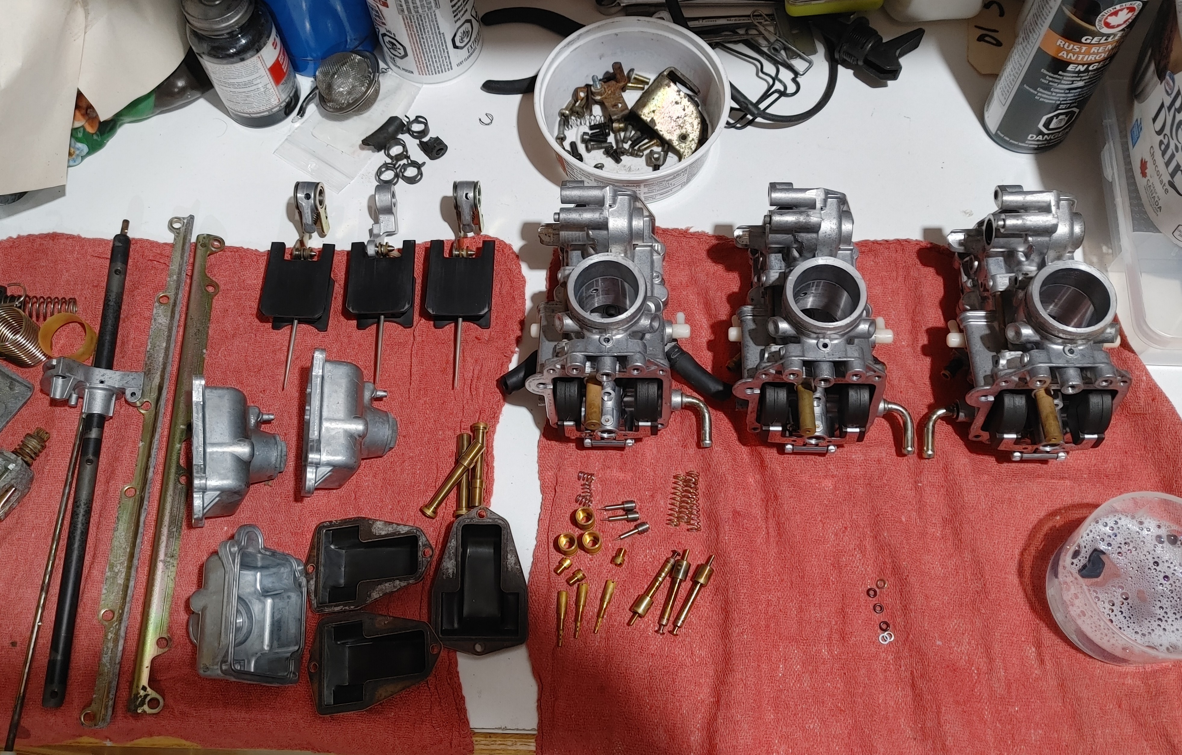 Carburetor cleaning and servicing